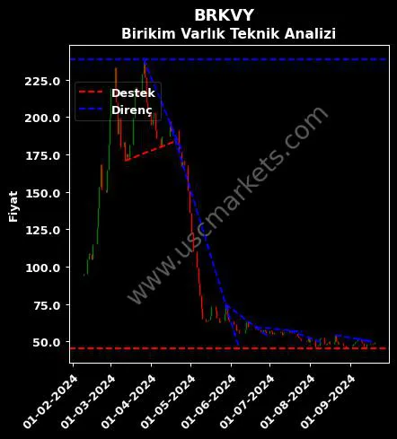 BRKVY destek direnç BİRİKİM VARLIK YÖNETİM teknik analiz grafik BRKVY fiyatı