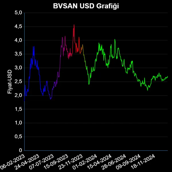 BVSAN Dolar Grafiği