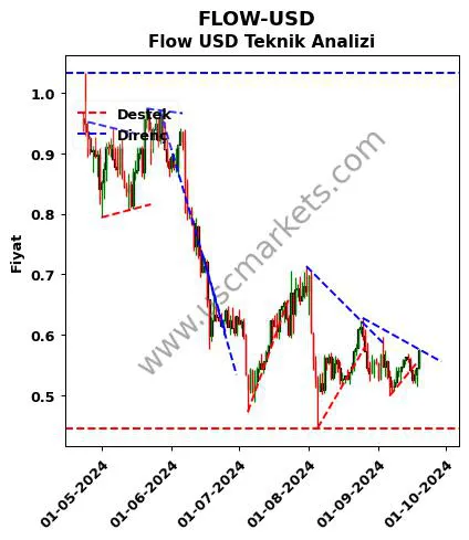 FLOW-USD destek direnç Flow Dolar teknik analiz grafik FLOW-USD fiyatı