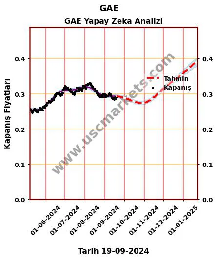 GAE hisse hedef fiyat 2024 GAE grafik