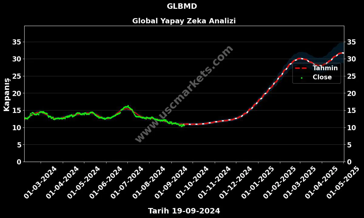 GLBMD hisse hedef fiyat 2024 Global grafik