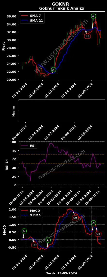 GOKNR al veya sat GÖKNUR GIDA MADDELERİ grafik analizi GOKNR fiyatı