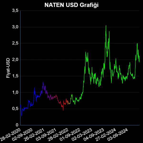 NATEN Dolar Grafiği