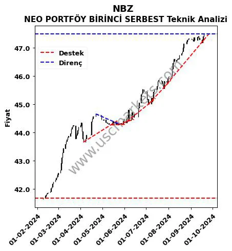 NBZ destek direnç NEO PORTFÖY BİRİNCİ SERBEST teknik analiz grafik NBZ fiyatı