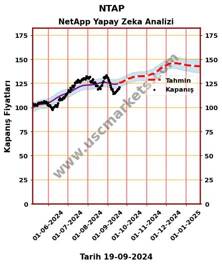 NTAP hisse hedef fiyat 2024 NetApp grafik