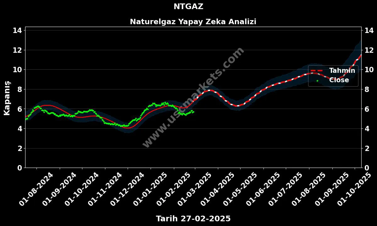 NTGAZ hisse hedef fiyat 2024 Naturelgaz grafik