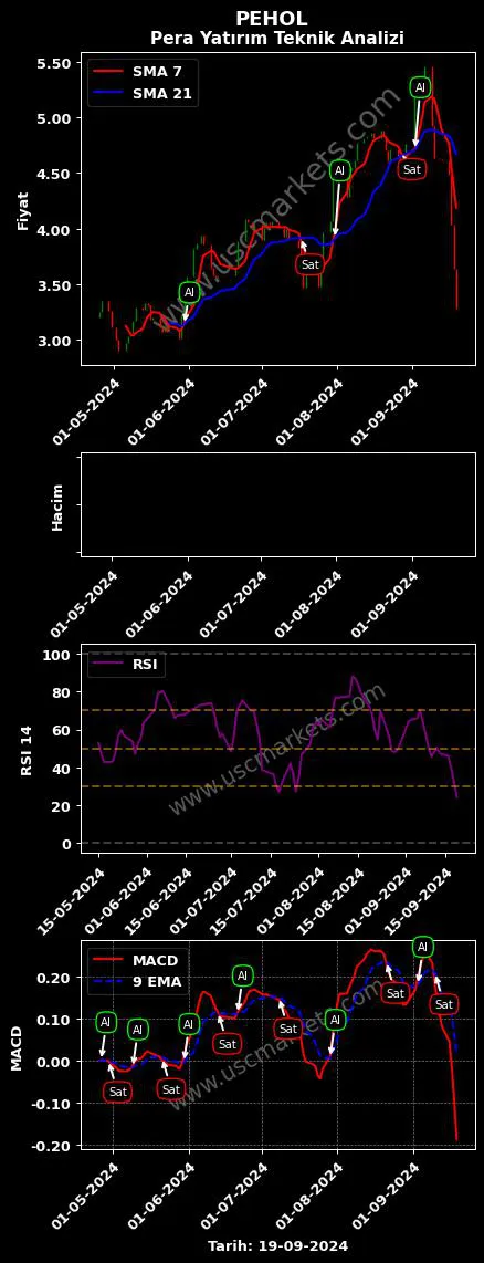 PEHOL al veya sat PERA YATIRIM HOLDİNG grafik analizi PEHOL fiyatı