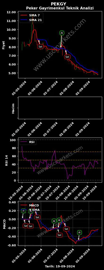 PEKGY al veya sat PEKER GAYRİMENKUL YATIRIM grafik analizi PEKGY fiyatı