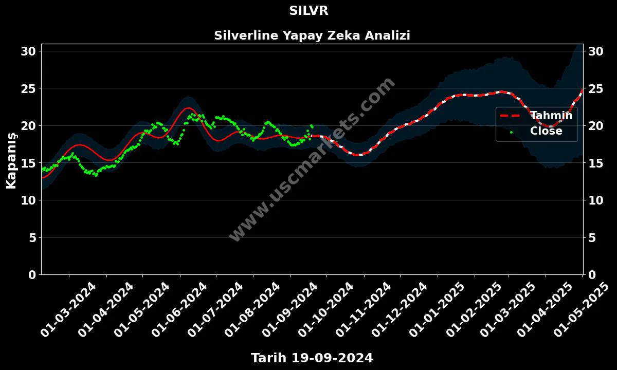 SILVR hisse hedef fiyat 2024 Silverline grafik