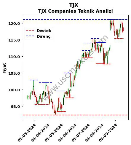 TJX fiyat-yorum-grafik