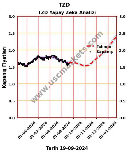 TZD hisse hedef fiyat 2024 TZD grafik