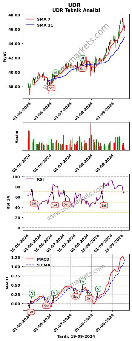 UDR al veya sat UDR grafik analizi UDR fiyatı