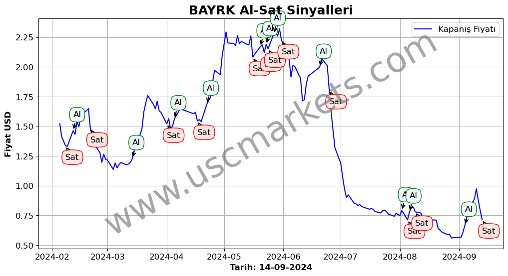 BAYRK algoritma sinyalleri 1