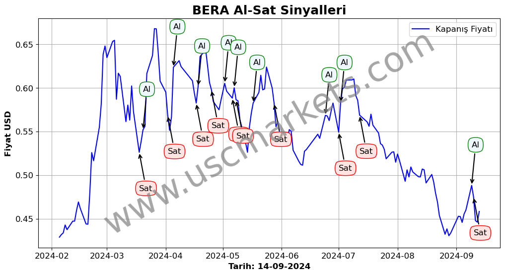 BERA algoritma sinyalleri 1