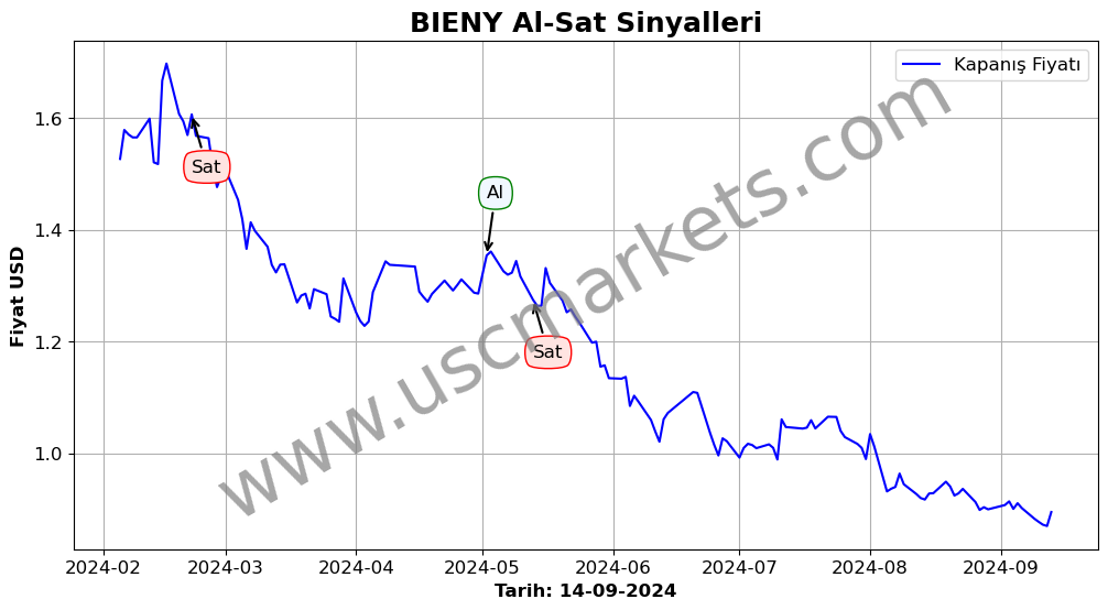 BIENY algoritma sinyalleri 1