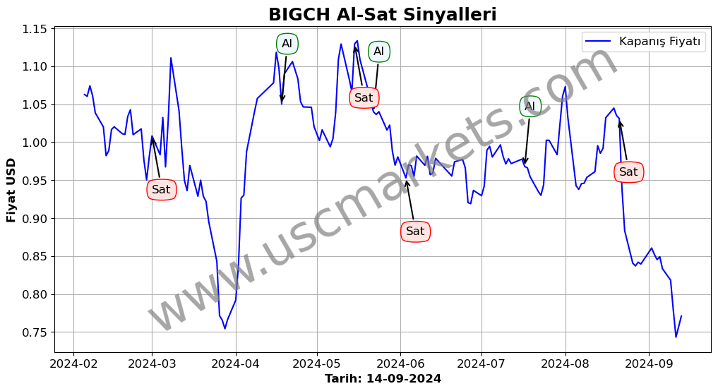 BIGCH algoritma sinyalleri 1