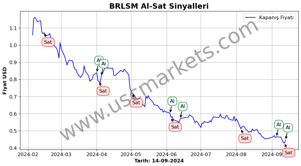 BRLSM algoritma sinyalleri 4