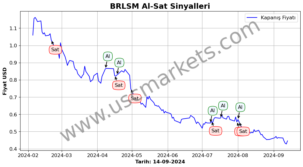 BRLSM algoritma sinyalleri 3