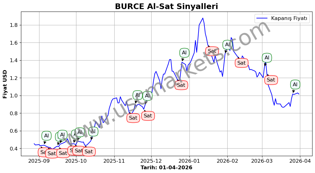 BURCE algoritma sinyalleri 4
