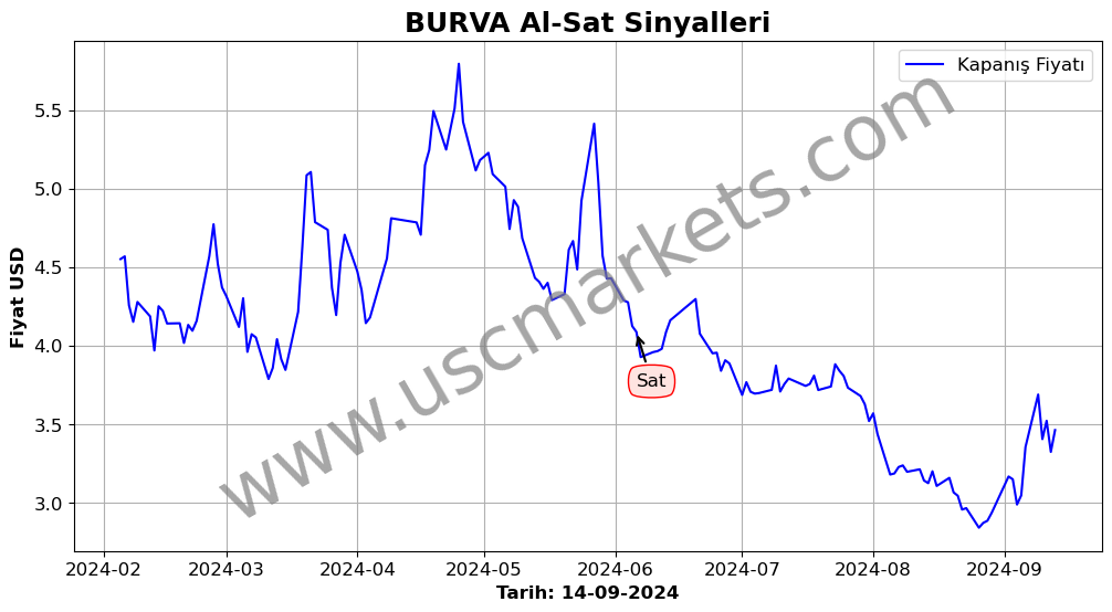 BURVA algoritma sinyalleri 4