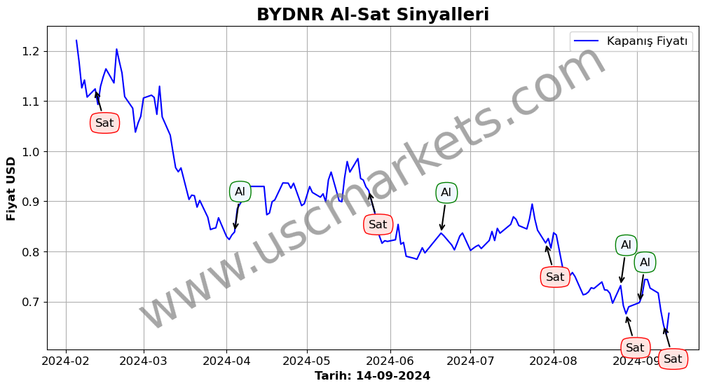 BYDNR algoritma sinyalleri 1