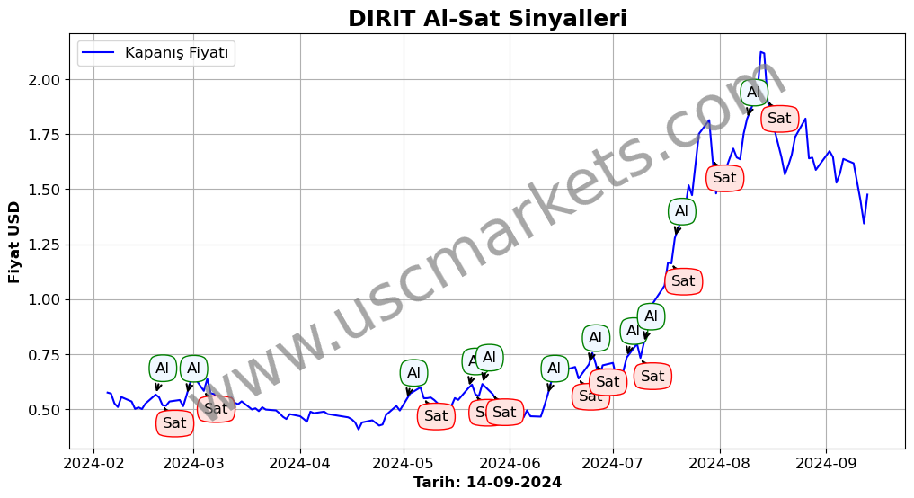 DIRIT algoritma sinyalleri 1