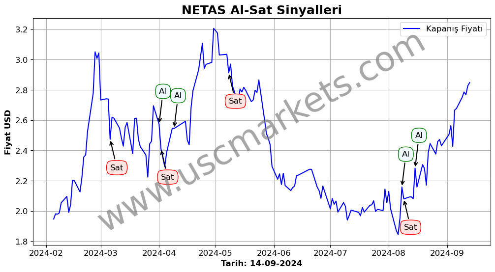 NETAS algoritma sinyalleri 3