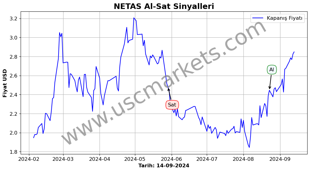 NETAS algoritma sinyalleri 4