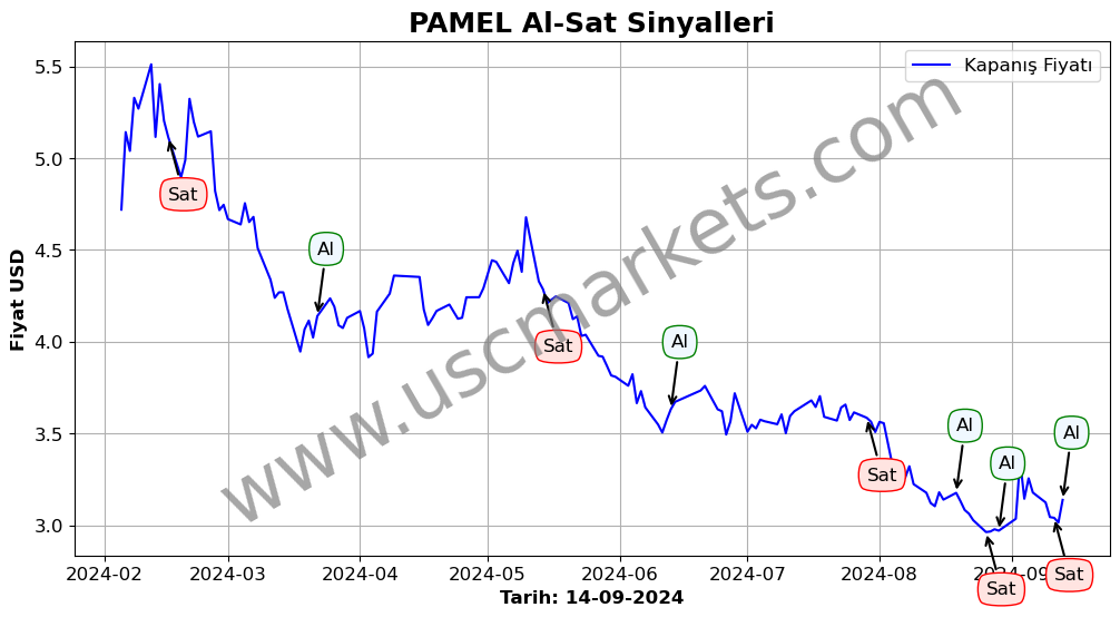 PAMEL algoritma sinyalleri 1