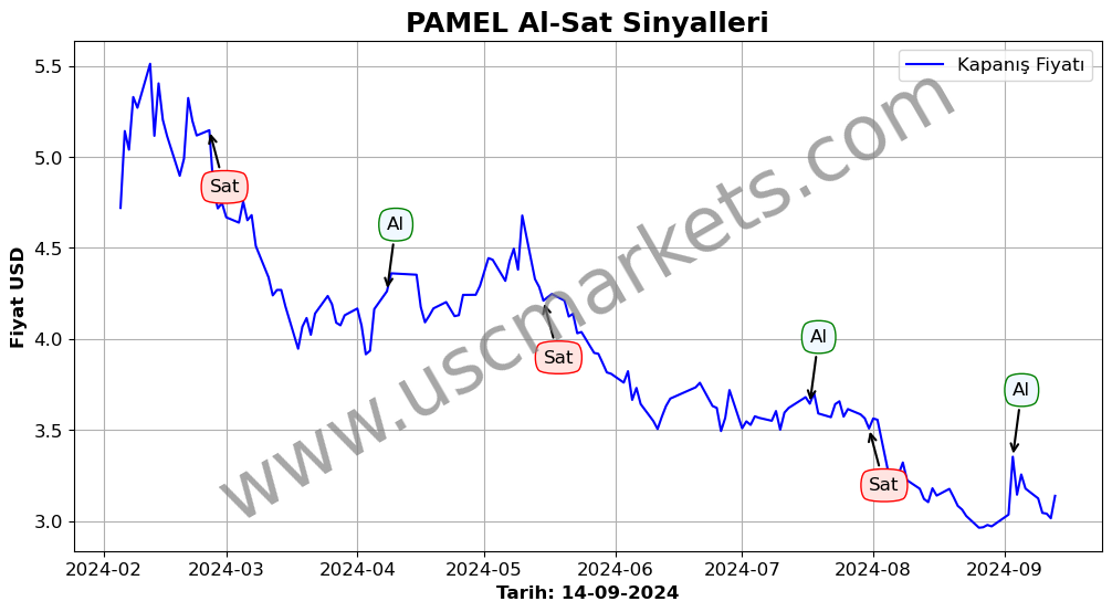 PAMEL algoritma sinyalleri 2