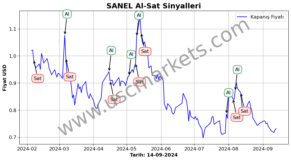 SANEL algoritma sinyalleri 1