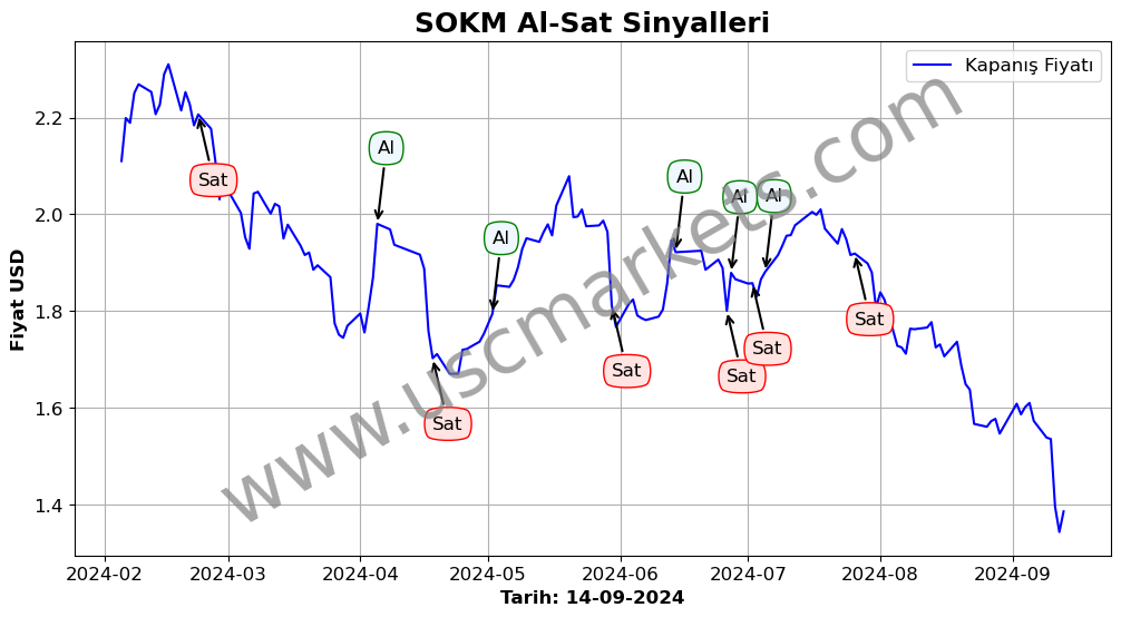 SOKM algoritma sinyalleri 4