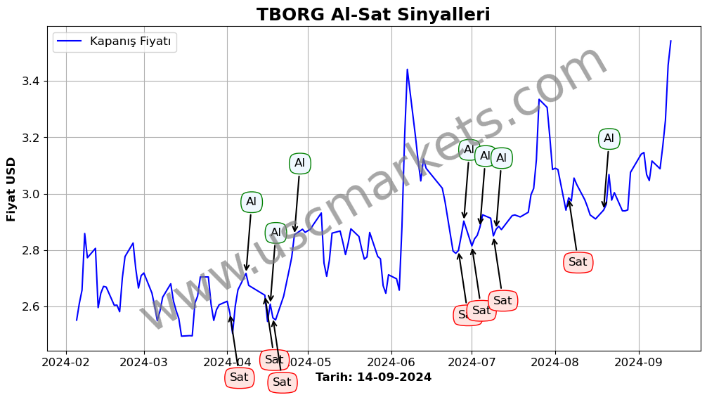 TBORG algoritma sinyalleri 3