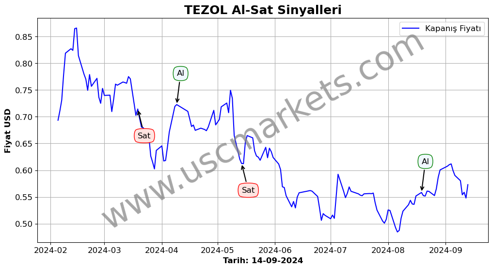 TEZOL algoritma sinyalleri 1