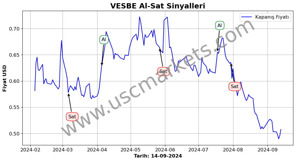 VESBE algoritma sinyalleri 1